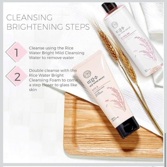The Face Shop Rice Water Bright Foaming Cleanser - Picture 8 of 9